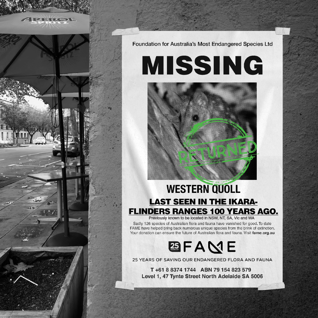 Tracy. McNamara | CEO FAME (The Foundation for Australia's Most Endangered Species)